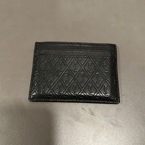 YSL Black Leather Cardholder